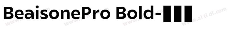 BeaisonePro Bold字体转换